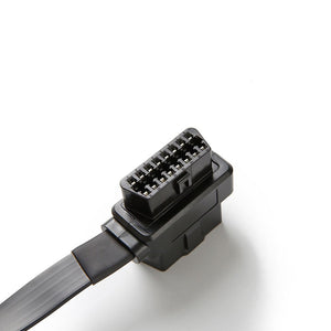 bbfly-A9 OBD II OBD2 16 Pin Splitter Extension 1x Male and 2X Female Extension Cable Adapter (2FT/60CM)