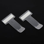 2 Pcs Car Transparent Invoice Ticket Folder Car Windscreen Window Parking Permits Ticket Holder Clip - My Store