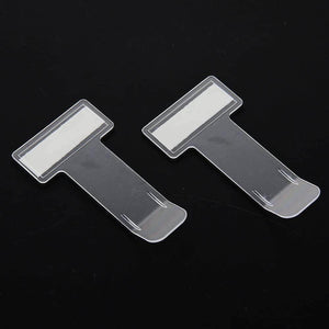 2 Pcs Car Transparent Invoice Ticket Folder Car Windscreen Window Parking Permits Ticket Holder Clip - My Store
