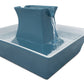 Buy now PetSafe Drinkwell Pagoda Fountain - Hygienic Ceramic Continuous Flowing Fountain - Elevated Upper Bowl & Double Free-Falling Stream Design - Minimalist Pet Hydration Station - 70 oz Capacity at indiglob india