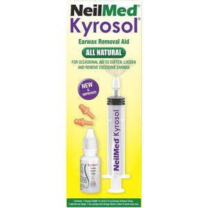 SQUIP NeilMed Kyrosol All-Natural Earwax Removal Aid, Original Version