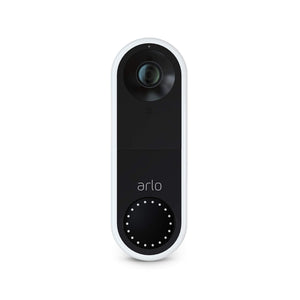 Buy now Arlo Essential Wired Video Doorbell - HD Video, 180 degrees View, Night Vision, 2 Way Audio, Direct to Wi-Fi No Hub Needed, Wired, White (Renewed) at indiglob india