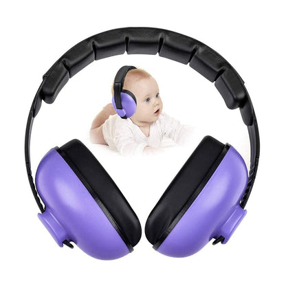 Baby Ear Protection Noise Cancelling Headphones for Kids Noise Reduction Hearing Protection Earmuffs for 0-3 Years Babies, Toddlers, Infant (Redrose)