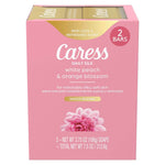 Caress Beauty Bar Soap For Women, Daily Silk With Silk Extract and Floral Oil Essence Moisturizing Body Soap for Silky, Soft Skin, 3.75 oz, 2 Bath Bars - My Store