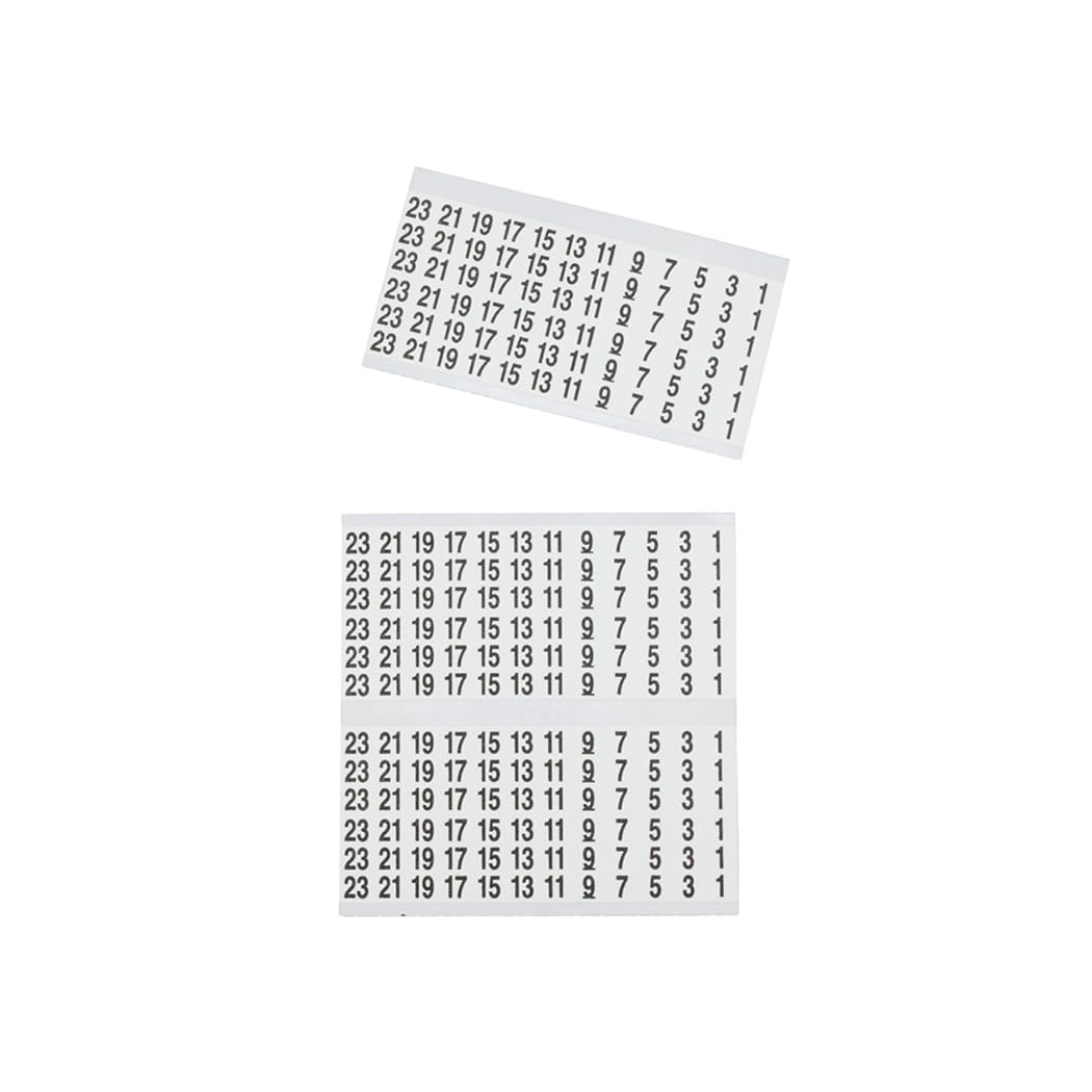 Buy now Klein Tools 56250 Wire Marker Book for Cable Management, Electric Panel Organization Wire Label Stickers, Numbered 1-48 at indiglob india