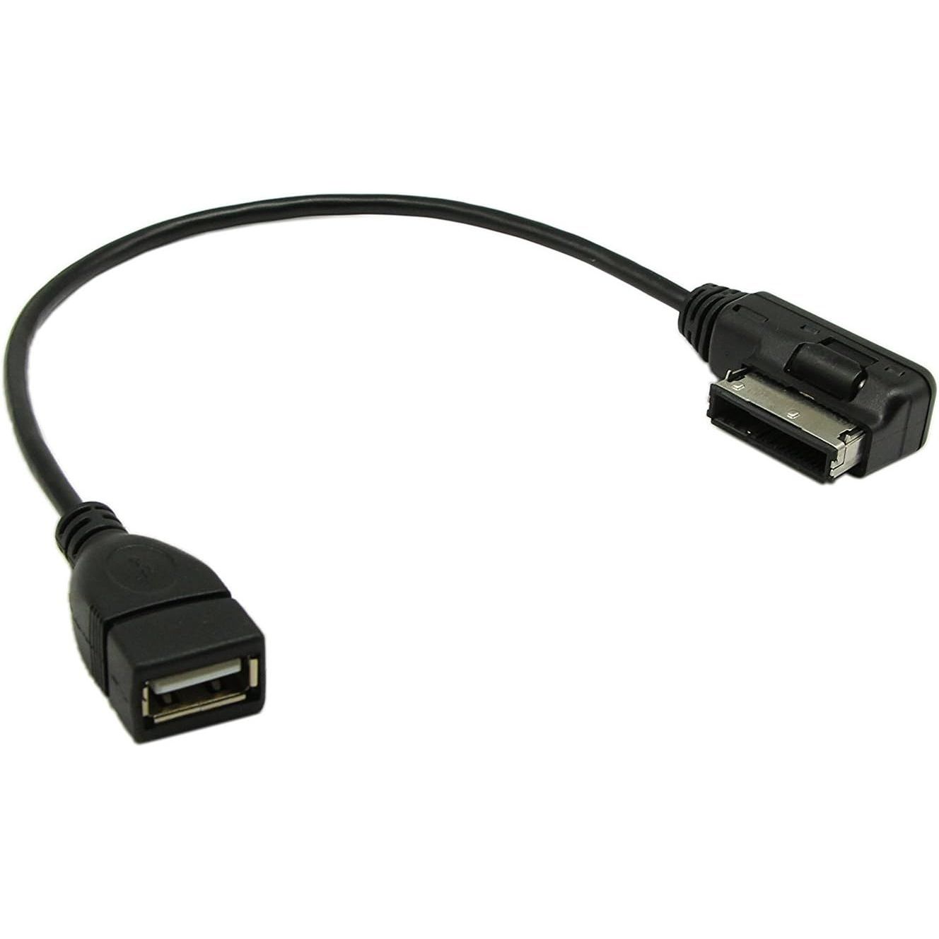 zdyCGTime AMI USB Cable, AMI USB Cable,AMI MMI MDI AUX to USB 2.0 Female Adapter Cable for Audi VW A3 A4L A5 S5 A6L A8 Q5 Q7 Q8 TT Music Interface-10 Inchs