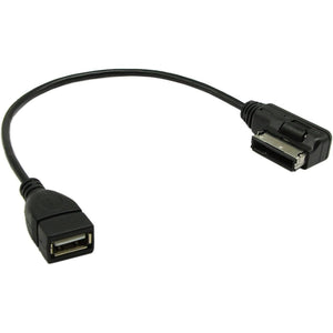 zdyCGTime AMI USB Cable, AMI USB Cable,AMI MMI MDI AUX to USB 2.0 Female Adapter Cable for Audi VW A3 A4L A5 S5 A6L A8 Q5 Q7 Q8 TT Music Interface-10 Inchs