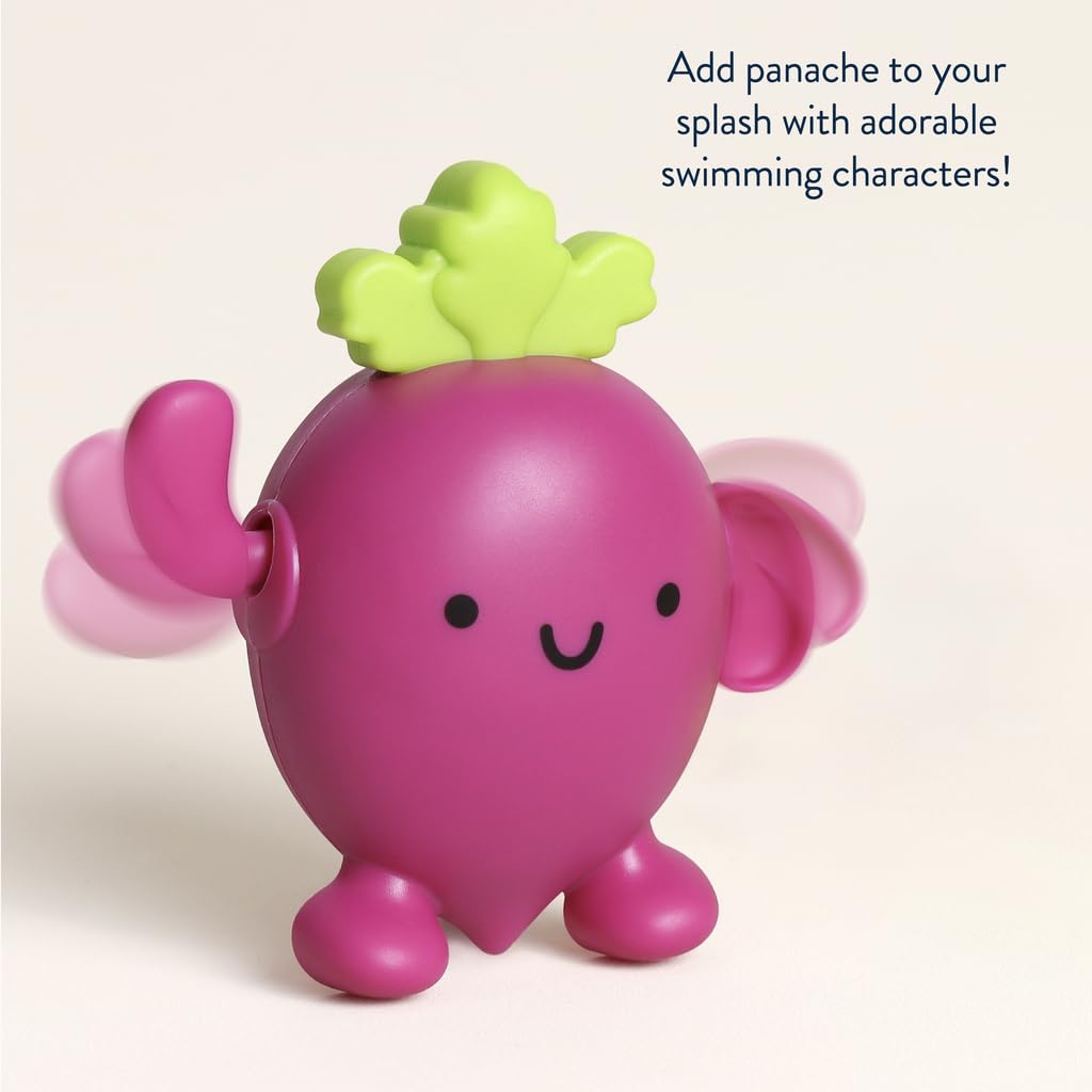 Buy now Itzy Ritzy Wind-Up Swimming Bath Toys – Set of 2 Wind-Up Floating Bath Toys - Water Playtime Set for Tub or Pool, Designed for Ages 6 Months and Up (Pickle & Beet) at indiglob india