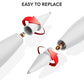Delidigi 5 Pack Replacement Tips Compatible with Apple Pencil Pro/2nd Generation/1st Gen/USB C, Wear-Resistant iPencil Nibs Accessories Fine Point Precise Control Pen Like Tips