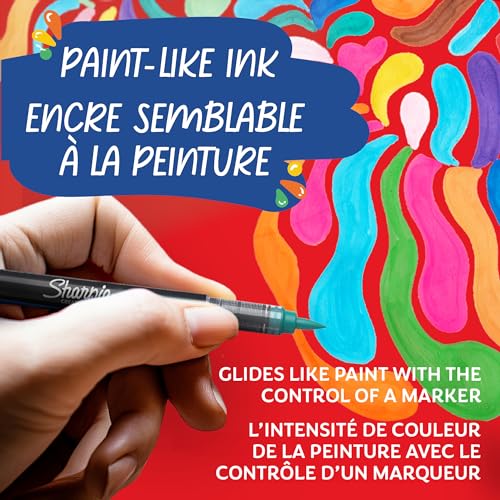Buy now Sharpie Creative Acrylic Markers - Brush Tip, Set of 2, 2196903 at indiglob india