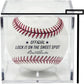 BallQube Baseball Display Case with Stand, UV Protection, Autograph Memorabilia Holder, Clear Cube for Official Size Ball - 6 Pack