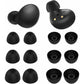 6 Pairs Silicone Galaxy Buds 2 Ear Tips Earbuds, S/M/L 3 Size Soft Rubber Flexible Eartips Buds Wing Tips Fit in Case Compatible with Samsung Galaxy Buds 2 / Galaxy Buds Plus - Black