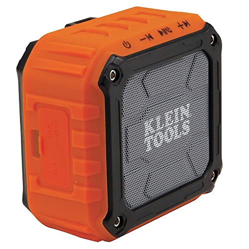 Buy now Klein Tools AEPJS1 Bluetooth Speaker, Wireless Portable Jobsite Speaker Plays Audio and Answers Calls Hands Free, IPX5, Worksite Ready at indiglob india