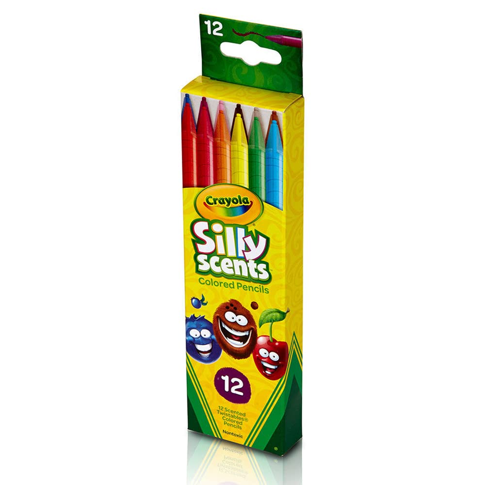 Buy now Crayola Silly Scents Twistables Colored Pencils, 12 count, Scented Art Tools, Assorted Colors, School Supplies at indiglob india