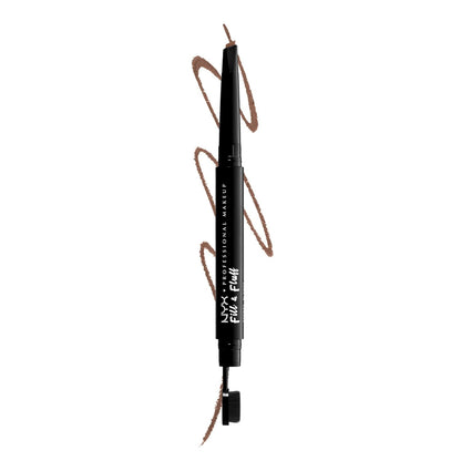 NYX PROFESSIONAL MAKEUP Fill & Fluff Eyebrow Pomade Pencil, Ash Brown