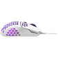 Cooler Master MM711 60G Glossy White Gaming Mouse with Lightweight Honeycomb Shell, Ultraweave Cable, 16000 DPI Optical Sensor and RGB Accents