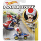 Buy now Hot Wheels GBG30 Mario Kart 1:64 Die-Cast Toad with Sneeker Vehicle at indiglob india