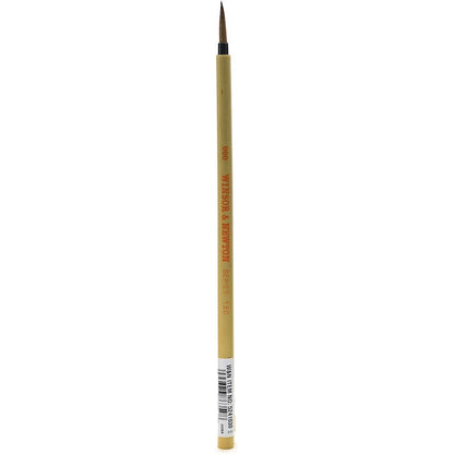 Winsor & Newton Series 150 Bamboo Short Handle Brush-Round #000,Brown
