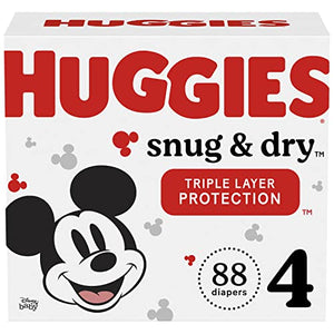 Buy now Huggies Snug & Dry Diapers, Size 4 at indiglob india