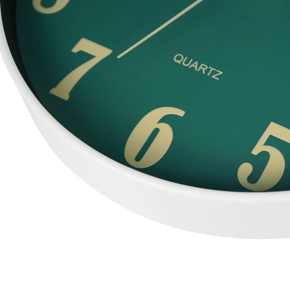Buy now JoFomp Glow in The Dark Clock, 12 Inch Modern Silent Non Ticking Wall Clocks Battery Operated, Night Light Wall Clock for Living Room Decor, Wall Clock Decorative for Kitchen Bedroom (Green) at indiglob india