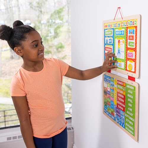 Buy now Melissa & Doug My First Daily Magnetic Calendar, Classroom Calendar for Kids Activities with Weather & Seasons, Preschool Toys for Girls & Boys Ages 4+ at indiglob india