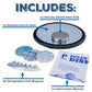 Buy now Toysmith Euler’s Disk – Create A Hypnotic Display of Light & Sound- Science Desk Decor for Home and Office – Physics Toys for Adults & Kids 8+ at indiglob india