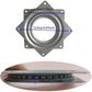 2 Pcs 4 Inch Susan Turntable Bearings Susan Turntable Lazy Susan Turntable Square Rotating Bearing Plate Lazy Susan Hardware Swivel Plate, for Swivel Plate,Corner Cabinet,Revolving Shelve in Kitchen