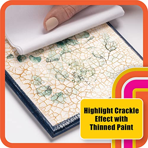 Buy now Mod Podge One-Step Crackle Medium, 8 fl oz Premium Acrylic Craft Sealer, Perfect for Easy to Apply DIY Arts and Crafts, CS25384 at indiglob india