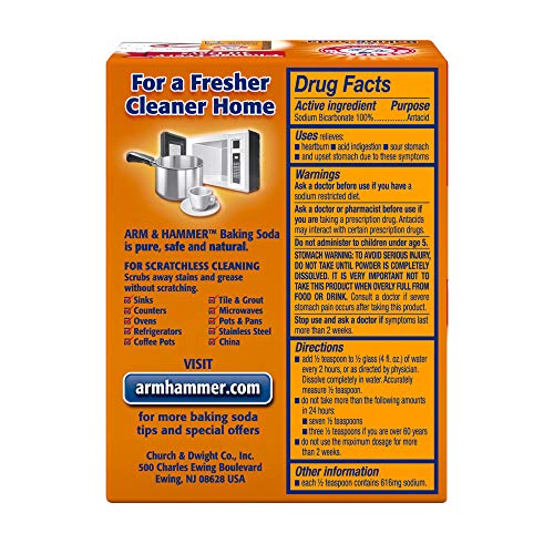 Buy now Arm & Hammer Pure Baking Soda, 8oz, Pack of 2 at indiglob india