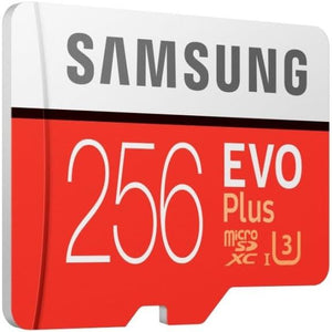 Samsung 256GB EVO Plus Class 10 UHS-I microSDXC U3 with Adapter (MB-MC256GA)