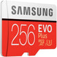 Samsung 256GB EVO Plus Class 10 UHS-I microSDXC U3 with Adapter (MB-MC256GA)