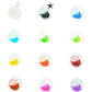 12 Colors Epoxy Resin Color Dye Colorant Liquid Epoxy Resin Pigment,10ml Each,Translucent