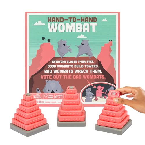 Buy now Exploding Kittens Hand to Hand Wombat 3-6 Players - Ages 7+ - 15 Minutes to Play - A Game of Teamwork and Trouble-Makers - Party Game, Family Game Night, Kid and Adult Card Game at indiglob india