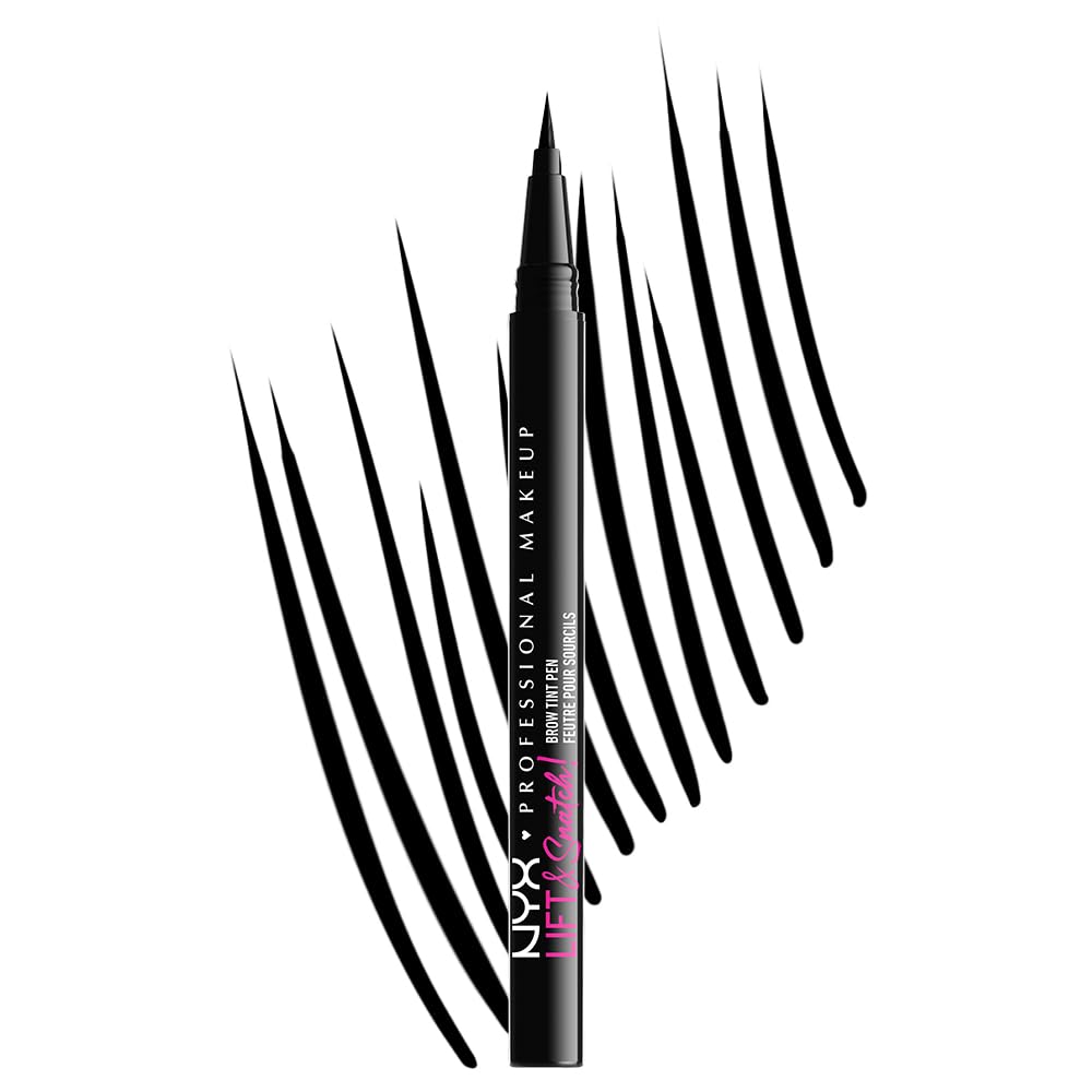 Buy now NYX PROFESSIONAL MAKEUP Lift & Snatch Eyebrow Tint Pen, Black 10 Black 1 Count (Pack of 1) at indiglob india