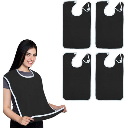 Avalon Towels Adult Bibs for Women 100% Cotton Bib for Adults for Eating - Terry Cloth Adult Bibs for Men Clothing Protectors