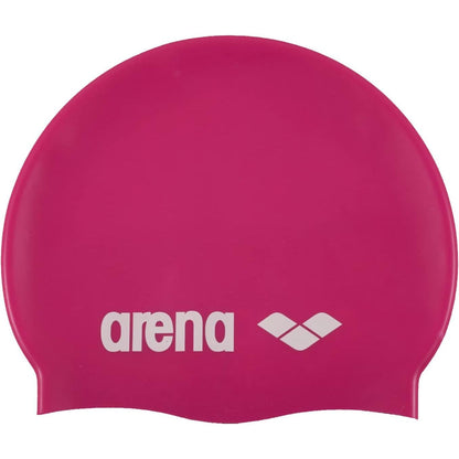 Arena Classic Unisex Soft Silicone Swim Cap for Women and Men, Intensive Training Comfortable Non-Slip Long Hair Swimming Hat