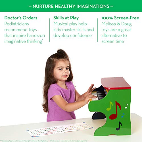 Buy now Melissa & Doug Learn-to-Play Piano with 25 Keys and Color-Coded Songbook Toy Piano Kids, Toddler Toys for Ages 3+ at indiglob india