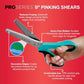 Buy now SINGER ProSeries 9" Pinking Shears - Heavy-Duty Stainless Steel - Zigzag Cut for No-Fray Fabric, Sewing & Craft Edging at indiglob india