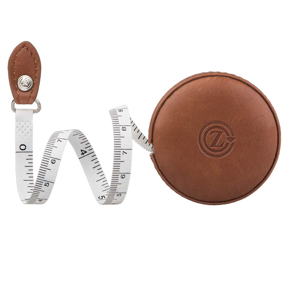 Buy now Sewing Tape Measure, Medical Body Cloth Tailor Craft Dieting Measuring Tape, 60 Inch/1.5M Dual Sided Retractable Ruler with Push Button Round Brown 1 pack at indiglob india