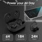 APEKX Wireless Earbuds Bluetooth 5.3: IPX7 Waterproof, Stereo Sound, Built-in Mic, Earbuds for Gym & Workouts, True Wireless Earphones (Black) - My Store