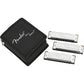 Buy now Fender Blues Deluxe Harmonica, Stocking Stuffers, Guitar Accessories, Pack of 7 with case (Keys C, G, A, D, F, E, B Flat) Pack of 3 Variety at indiglob india
