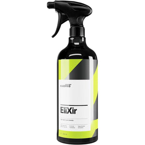 CARPRO EliXir Quick Detailer with Sprayer - Quick Detail Provides a Fast Layer of Depth, Gloss, and Hydrophobic Energy - Liter (34oz)