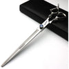 7" 7.5" 8"9" Professional Hairdressing Scissors Barber Salon Hair Cutting Dragon Shears (Large). (7 inch—A) - 9 Inch