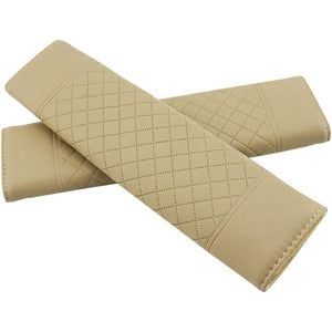 Encell PU Grid Seat Belt Pad Shoulder Strap