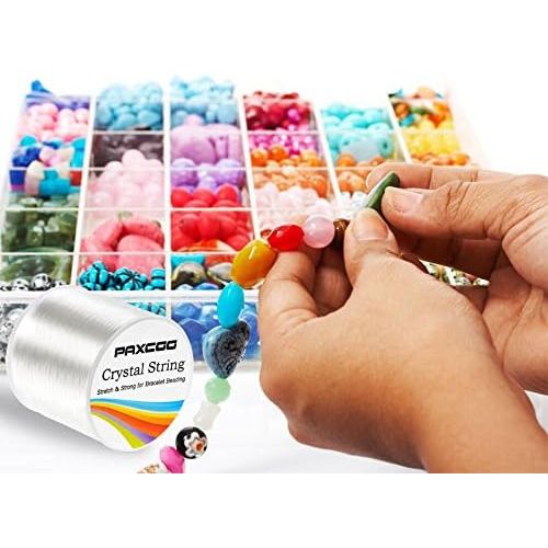 Buy now Paxcoo 1.2mm Elastic Stretch String Cord for Jewelry Making Bracelet Beading Thread at indiglob india