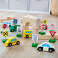 Buy now Melissa & Doug Wooden Vehicles and Traffic Signs with 6 Cars and 9 Signs at indiglob india