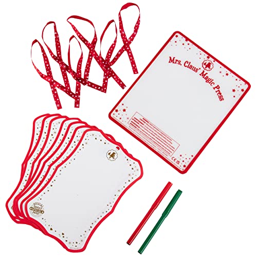 Buy now The Elf on The Shelf: Letters to Santa - Send Shrinking Christmas Lists to Santa through your Elf- 18 Piece Gift Set Includes Magic X-mas Paper, Mrs Claus' Press, Ribbon Sashes, Markers, and Parchment at indiglob india