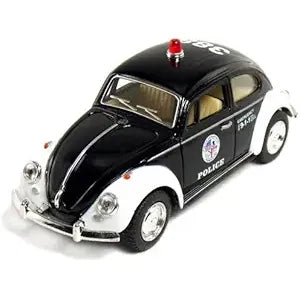 KiNSMART - 1967 Volkswagen Classic Beetle 5 Inch 1:32 Scale Die Cast Metal Model Toy (Black)