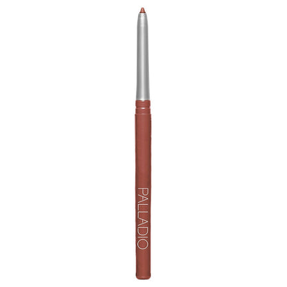 Palladio Retractable Waterproof Lip Liner High Pigmented and Creamy Color Slim Twist Up Smudge Proof Formula with Long Lasting All Day Wear No Sharpener Required, Black Berry