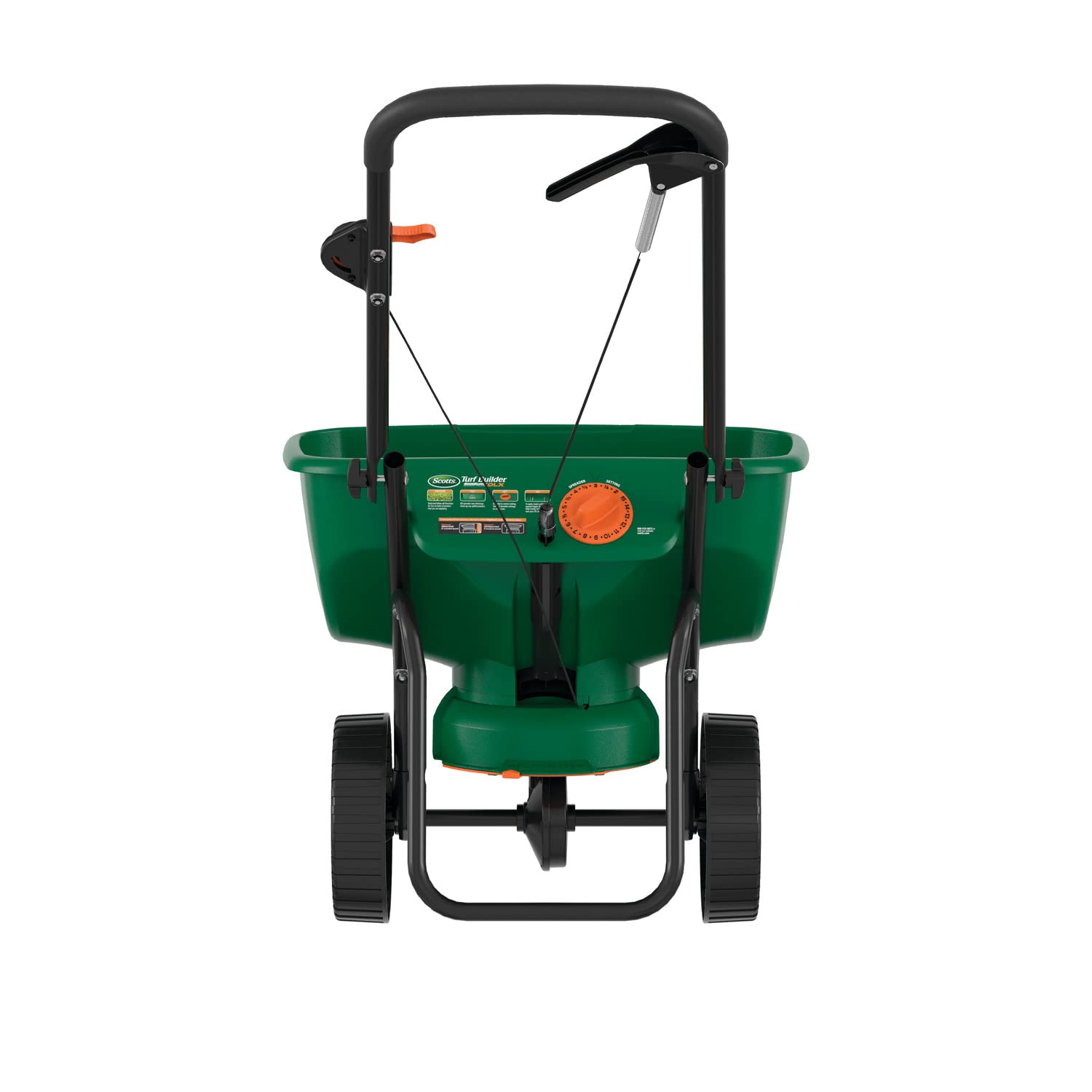 Buy now Scotts Turf Builder EdgeGuard DLX Broadcast Spreader for Seed, Fertilizer, Salt, Ice Melt, Holds up to 15,000 sq.ft. Product at indiglob india